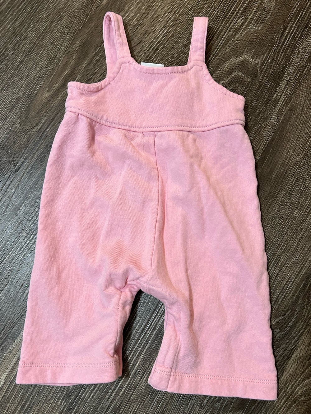 Hanna Andersson Pink Baby Girls' Soft Knit Romper 3-6 months Overall